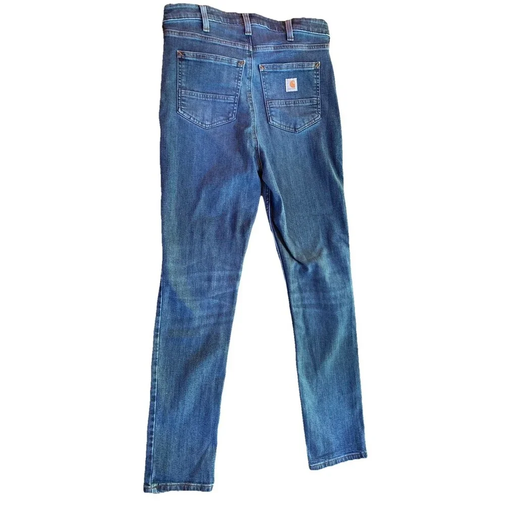 Carhartt Girls Blue Slim Fit Skinny Jeans Size 10 Regular